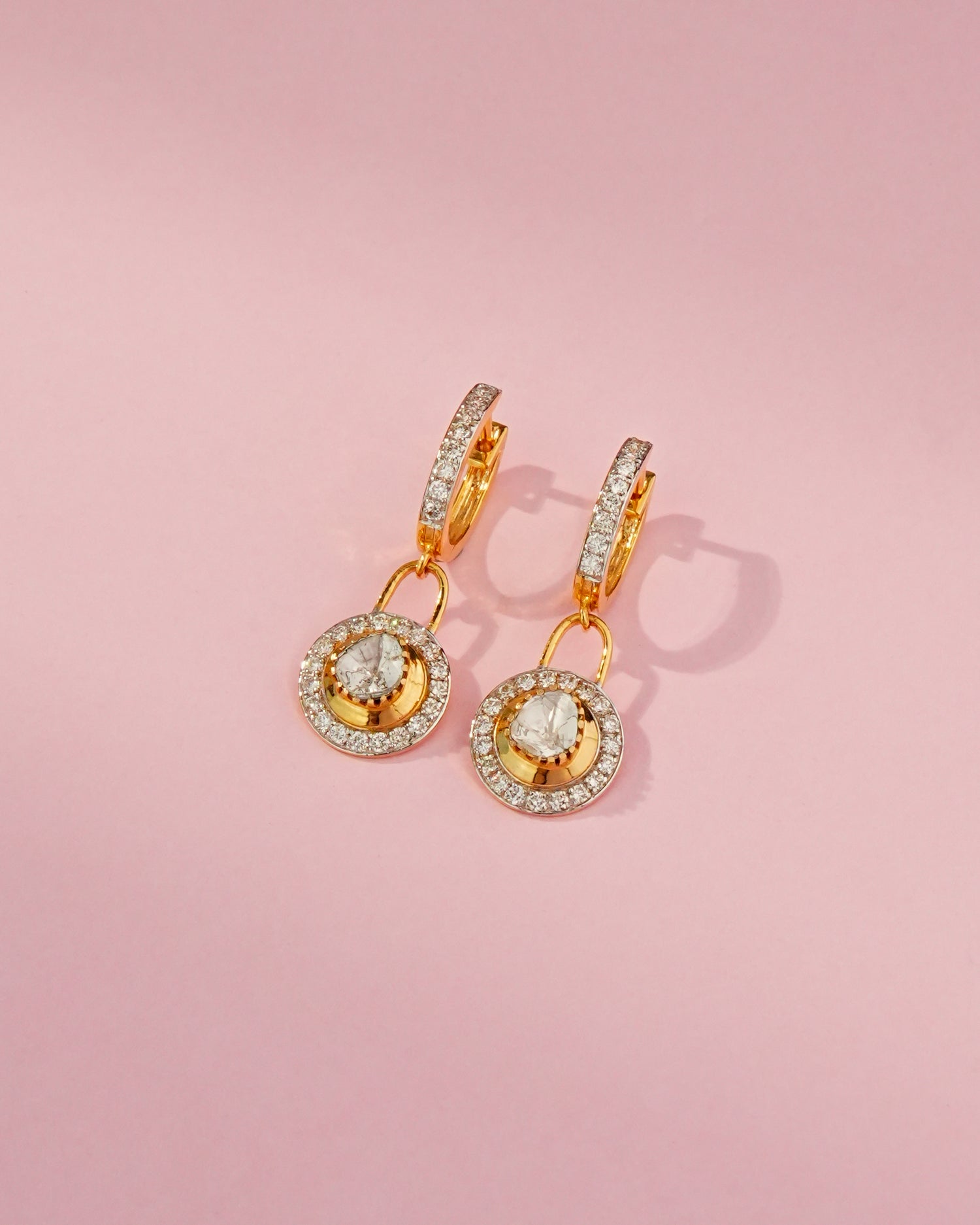 Leah Polki And Diamond Hoops