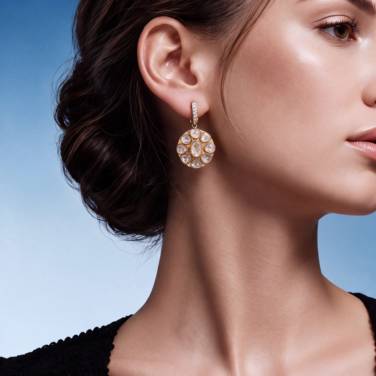 Meenal Polki And Diamond Tops