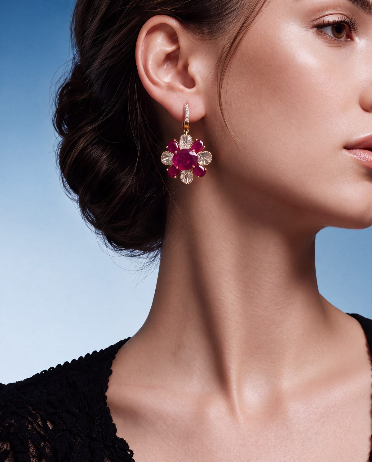 Amita Polki And Diamond Tops