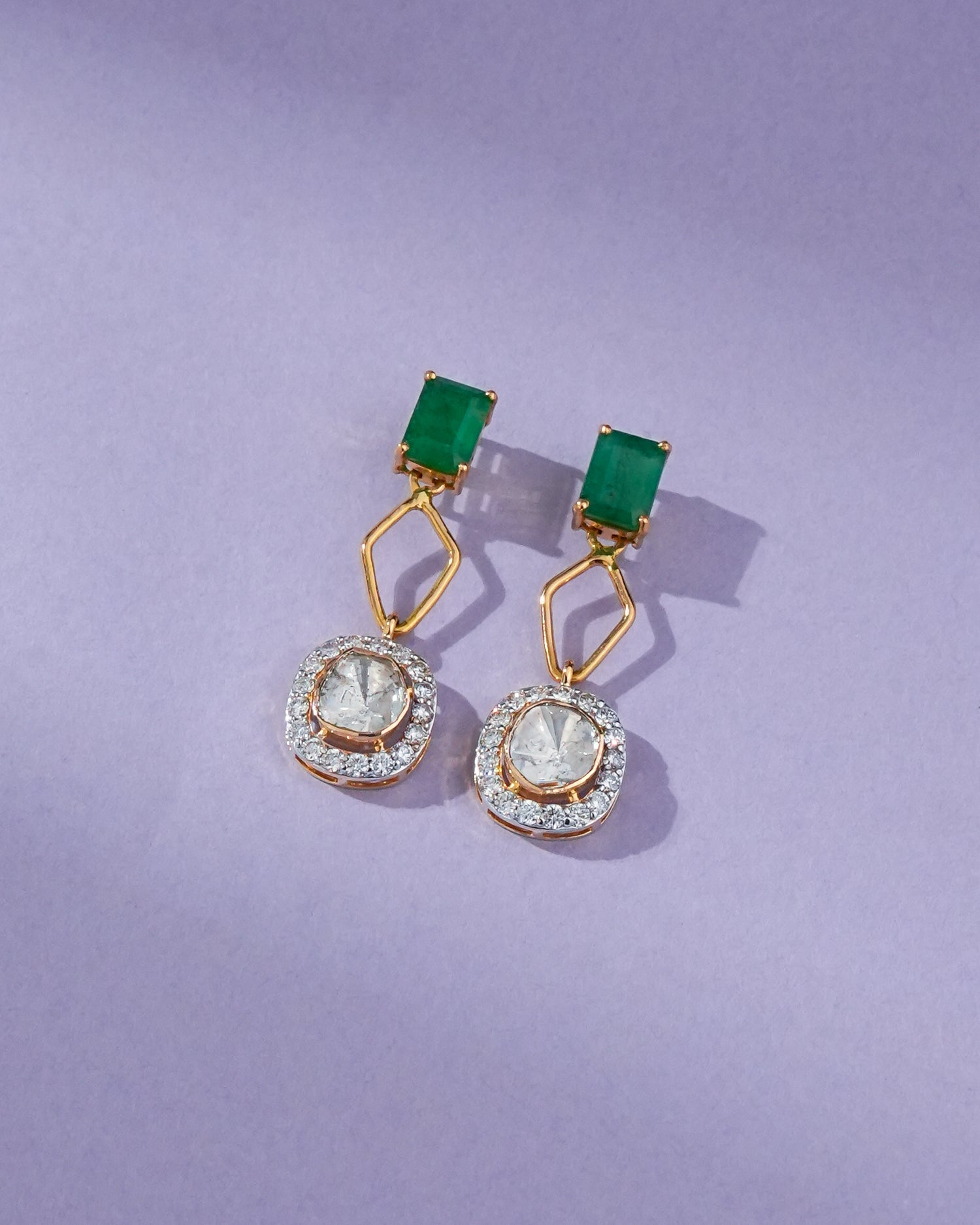 Faria Polki And Diamond Tops