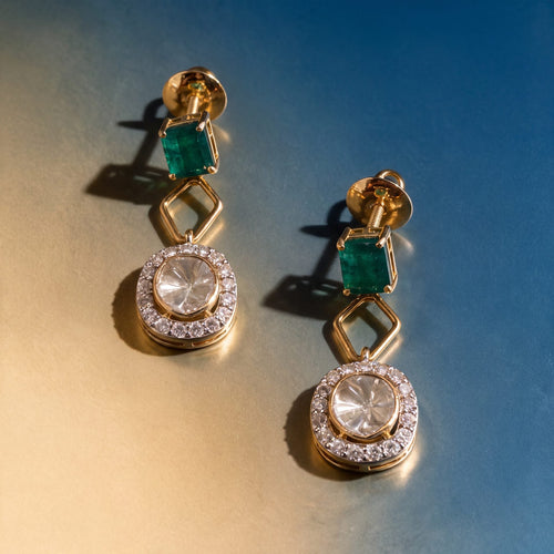 Faria Polki And Diamond Tops