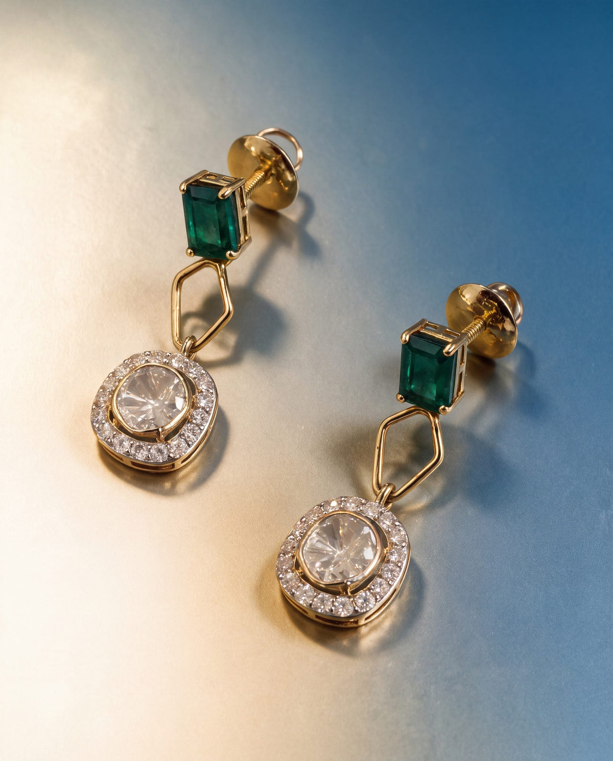 Faria Polki And Diamond Tops