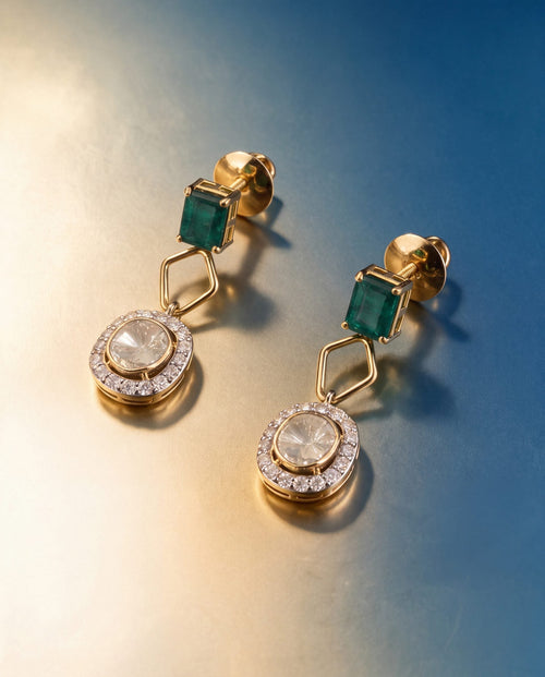 Faria Polki And Diamond Tops