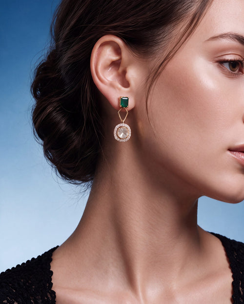 Faria Polki And Diamond Tops