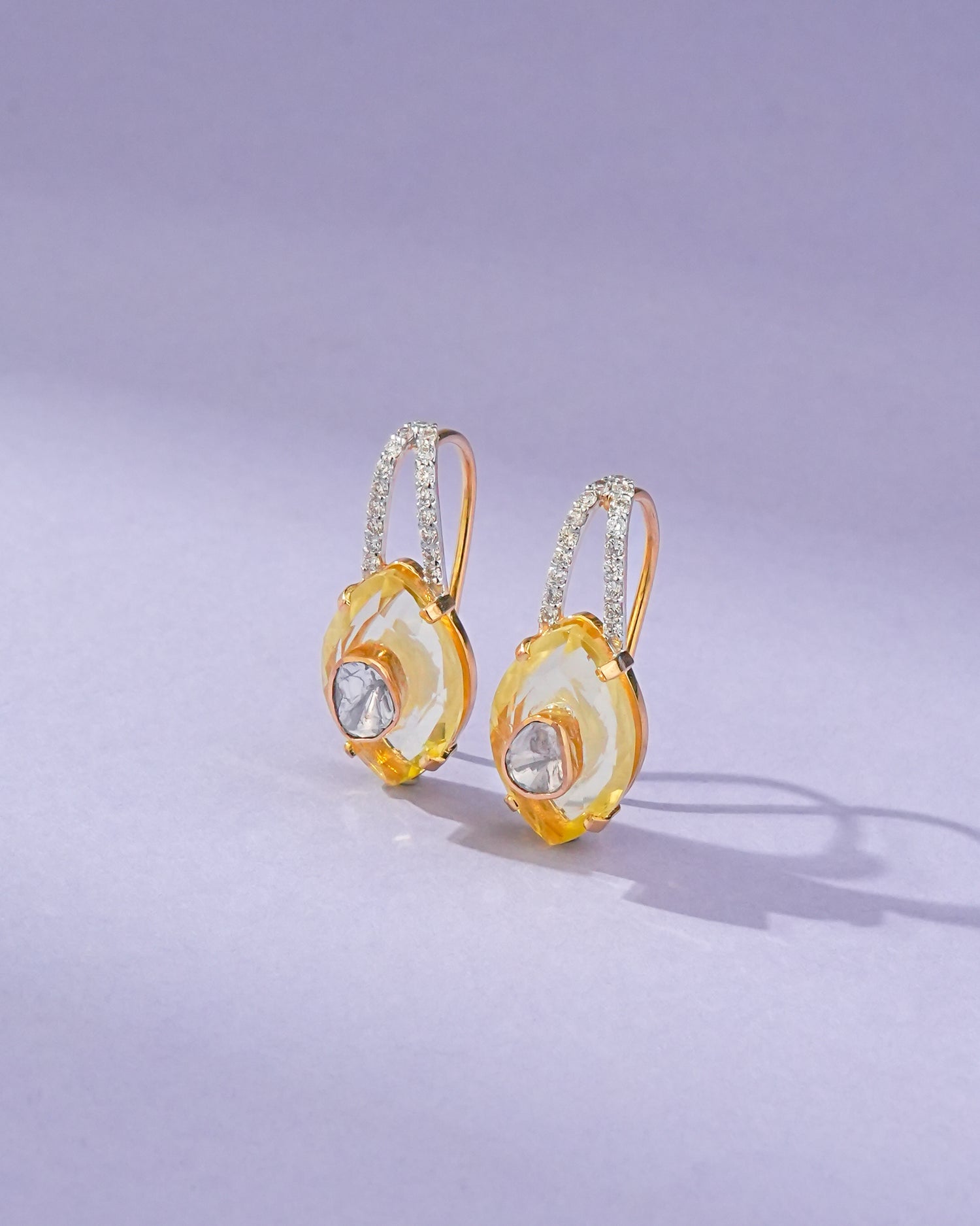 Mishti Polki And Diamond Tops