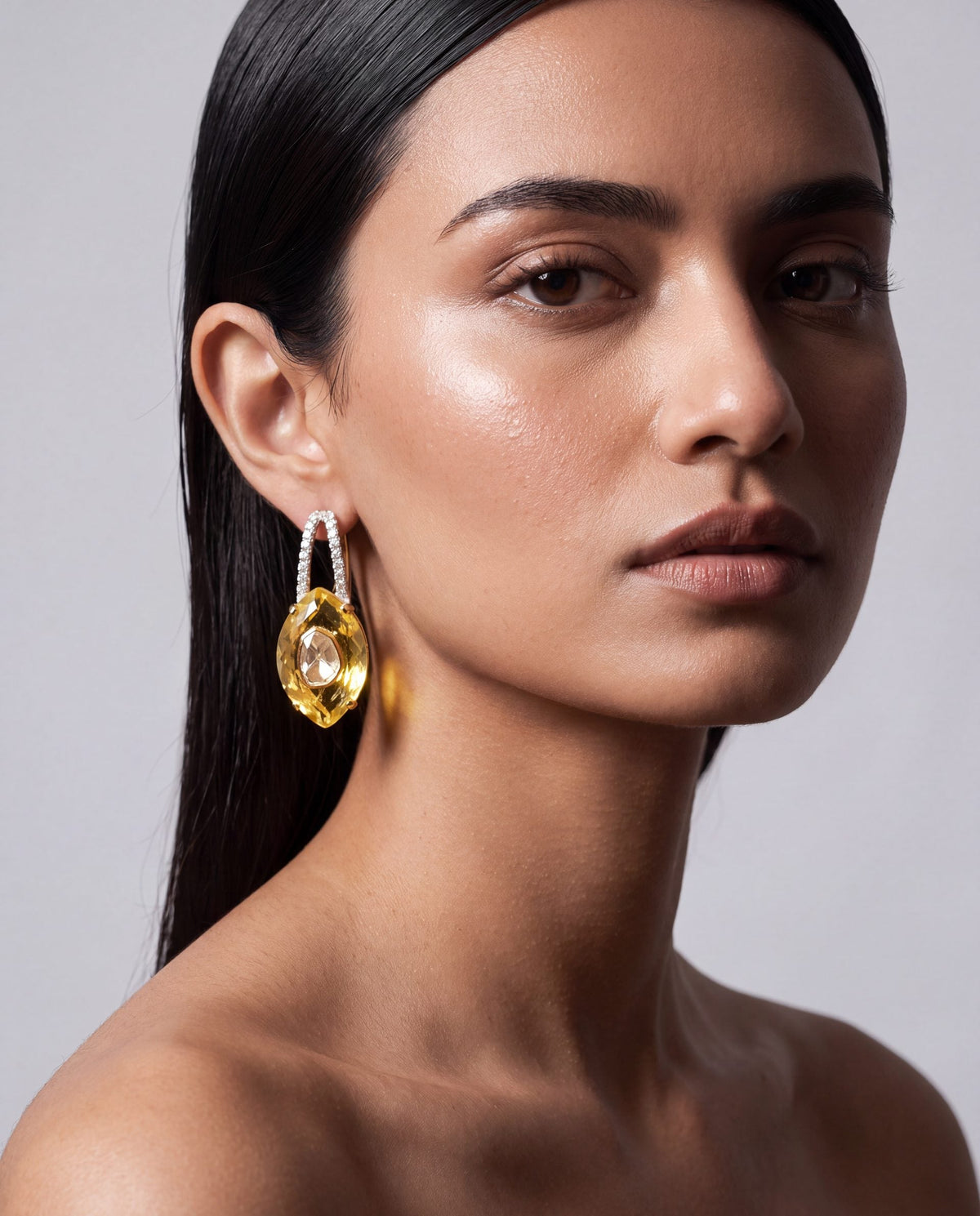 Mishti Polki And Diamond Tops