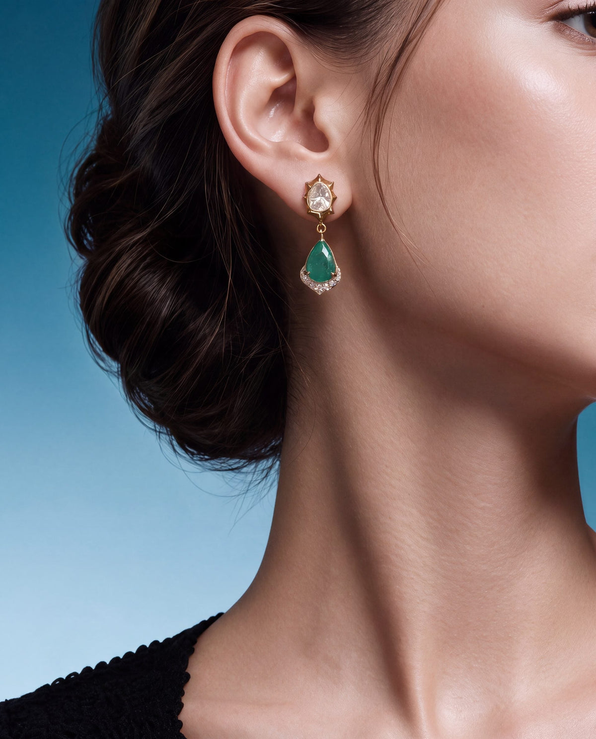 Minakshi Polki And Diamond Tops