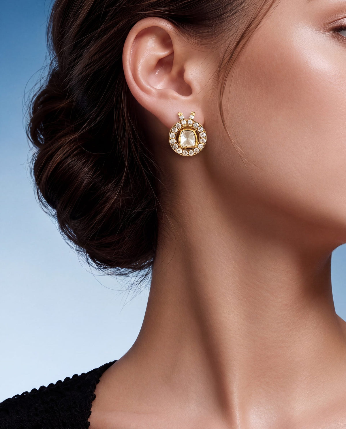 Aanya Polki And Diamond Tops