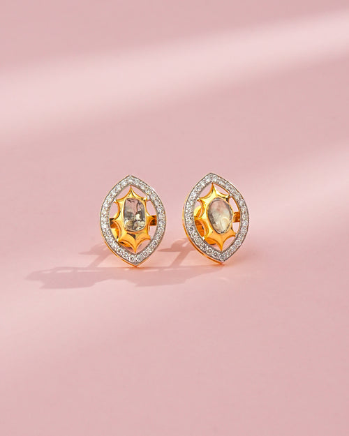 Naira Polki And Diamond Tops