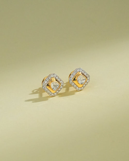 Mia Polki And Diamond Hoops