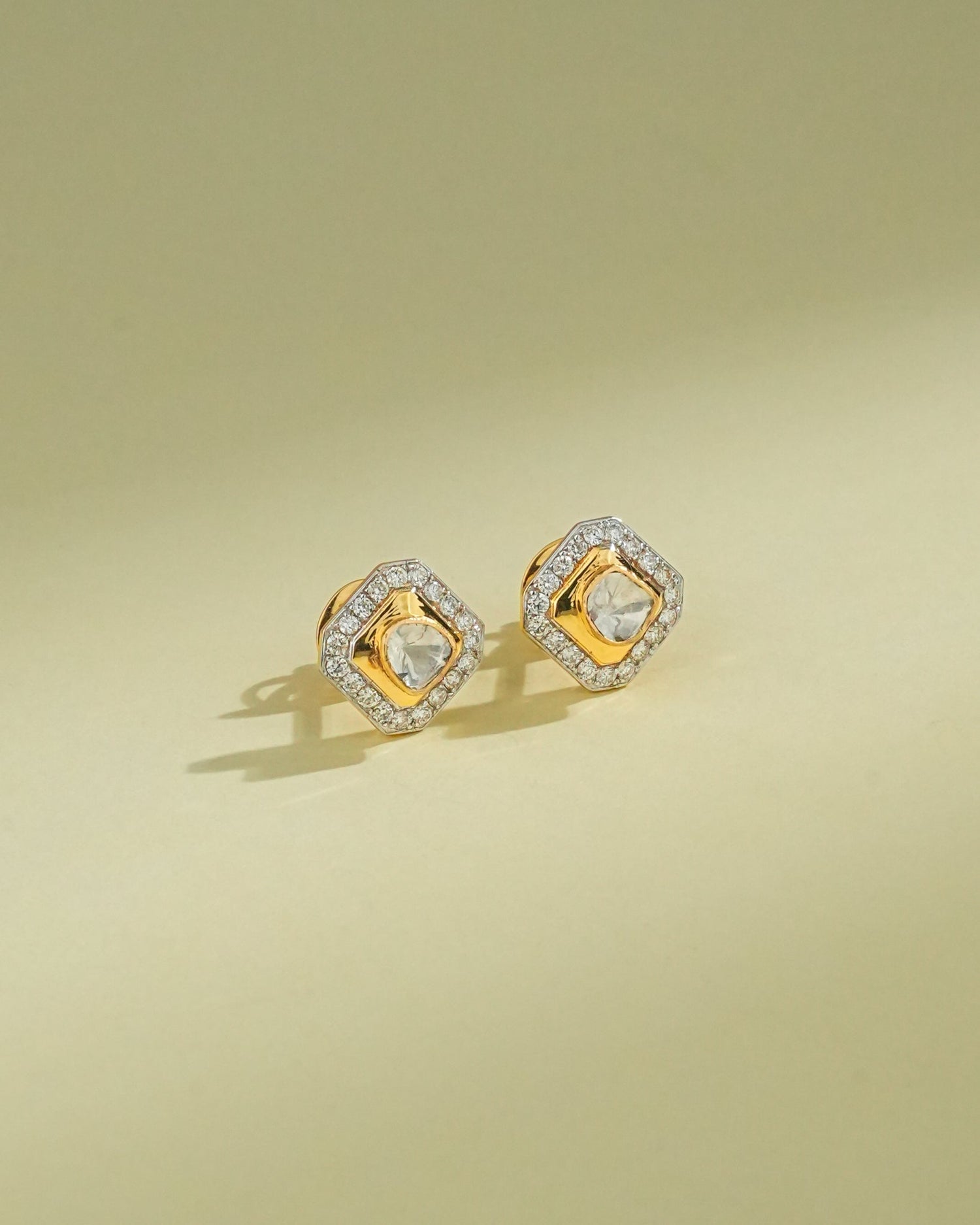 Mia Polki And Diamond Hoops