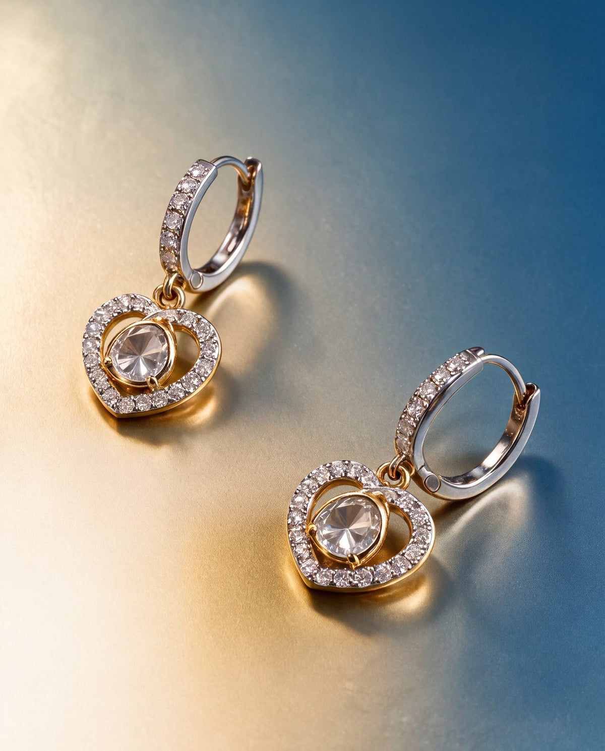 Natasha Polki And Diamond Hoops