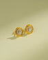 Shaila Polki And Diamond Hoops