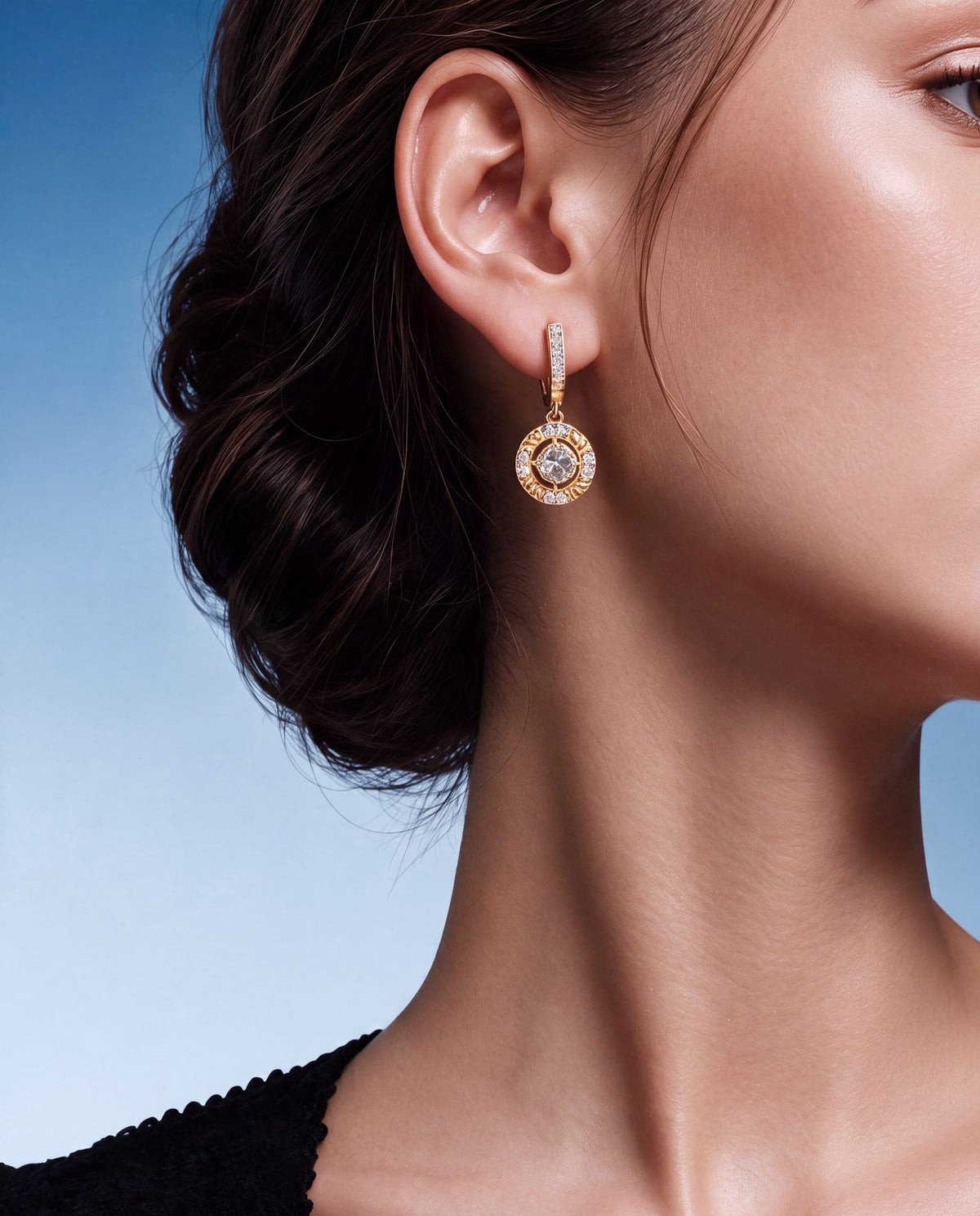 Ira Polki And Diamond Hoops