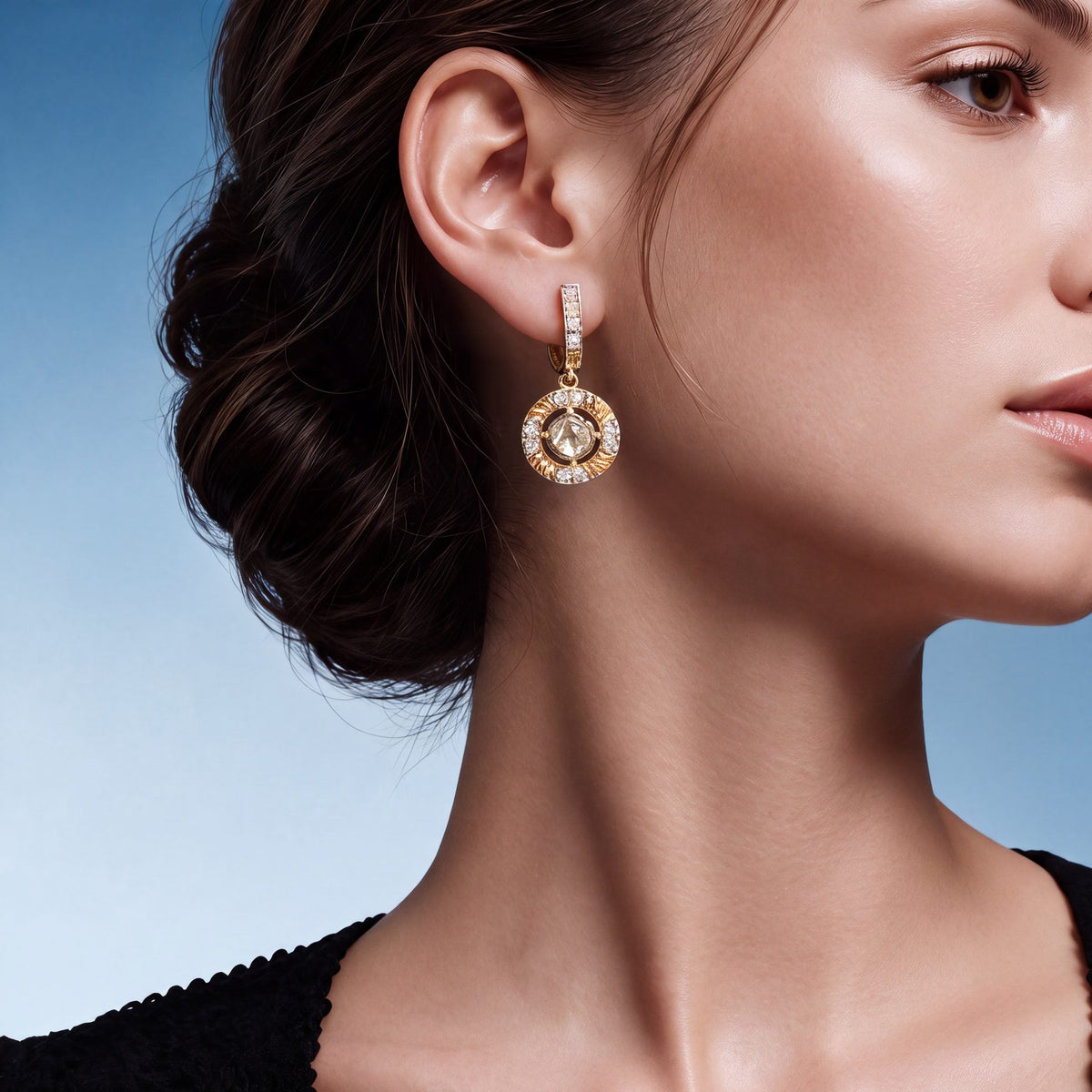 Ira Polki And Diamond Hoops