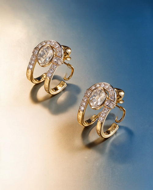 Hazel Polki And Diamond Tops
