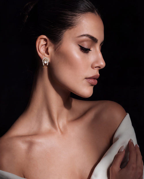 Hazel Polki And Diamond Tops