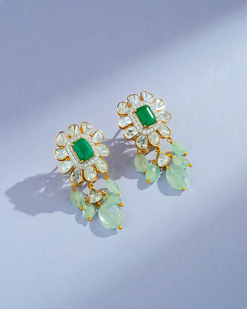 Sornaya Polki And Diamond Tops