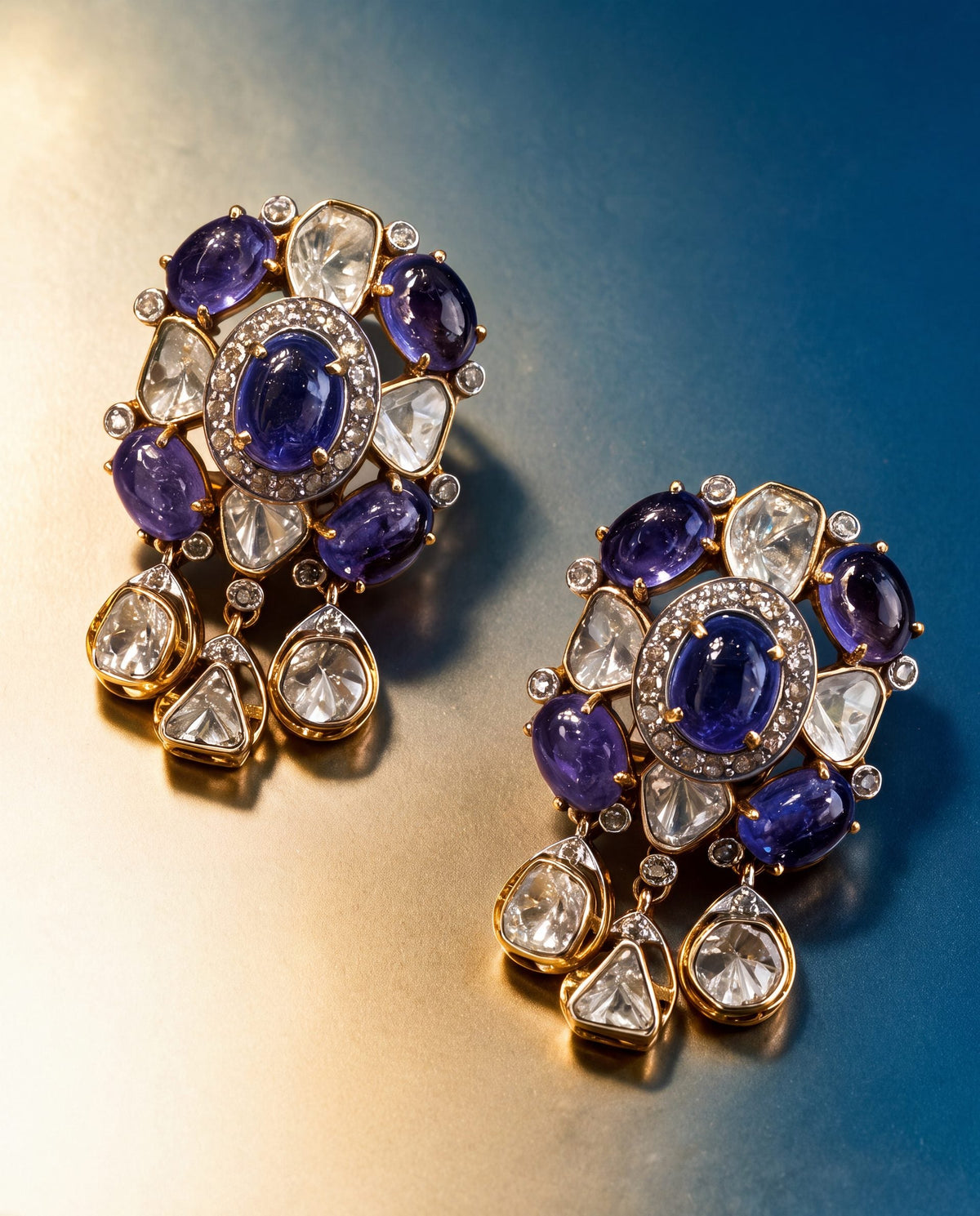 Indira Polki And Diamond Tops