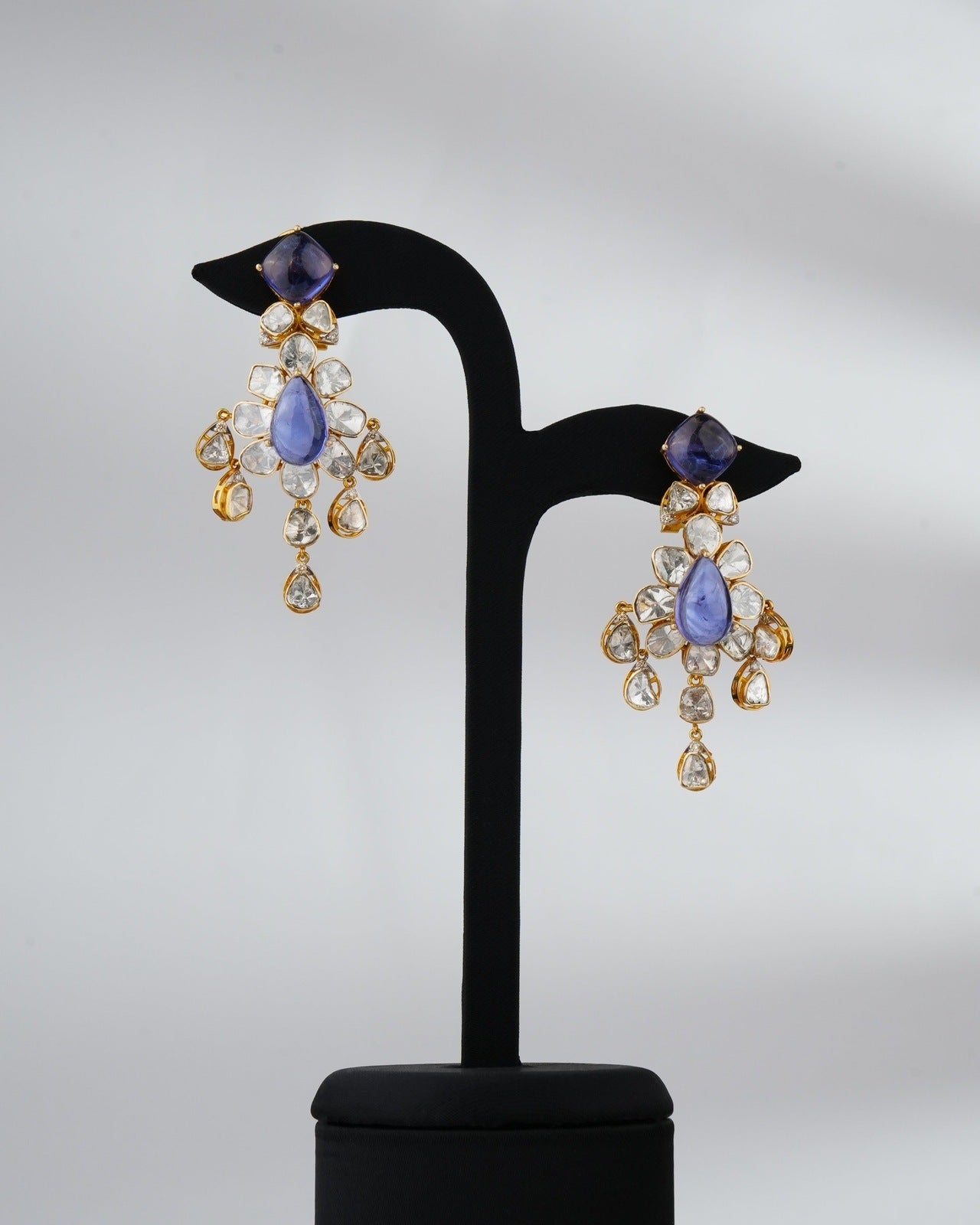 Atiya Polki And Diamond Long Earrings