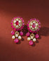 Shaima Polki And Diamond Long Earrings