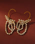 Bakula Polki And Diamond Earcuff
