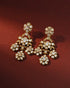 Veda Polki And Diamond Long Earrings
