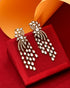 Bhavya Polki And Diamond Long Earrings