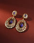 Devayani Polki And Diamond Long Earrings - NO ORDERS