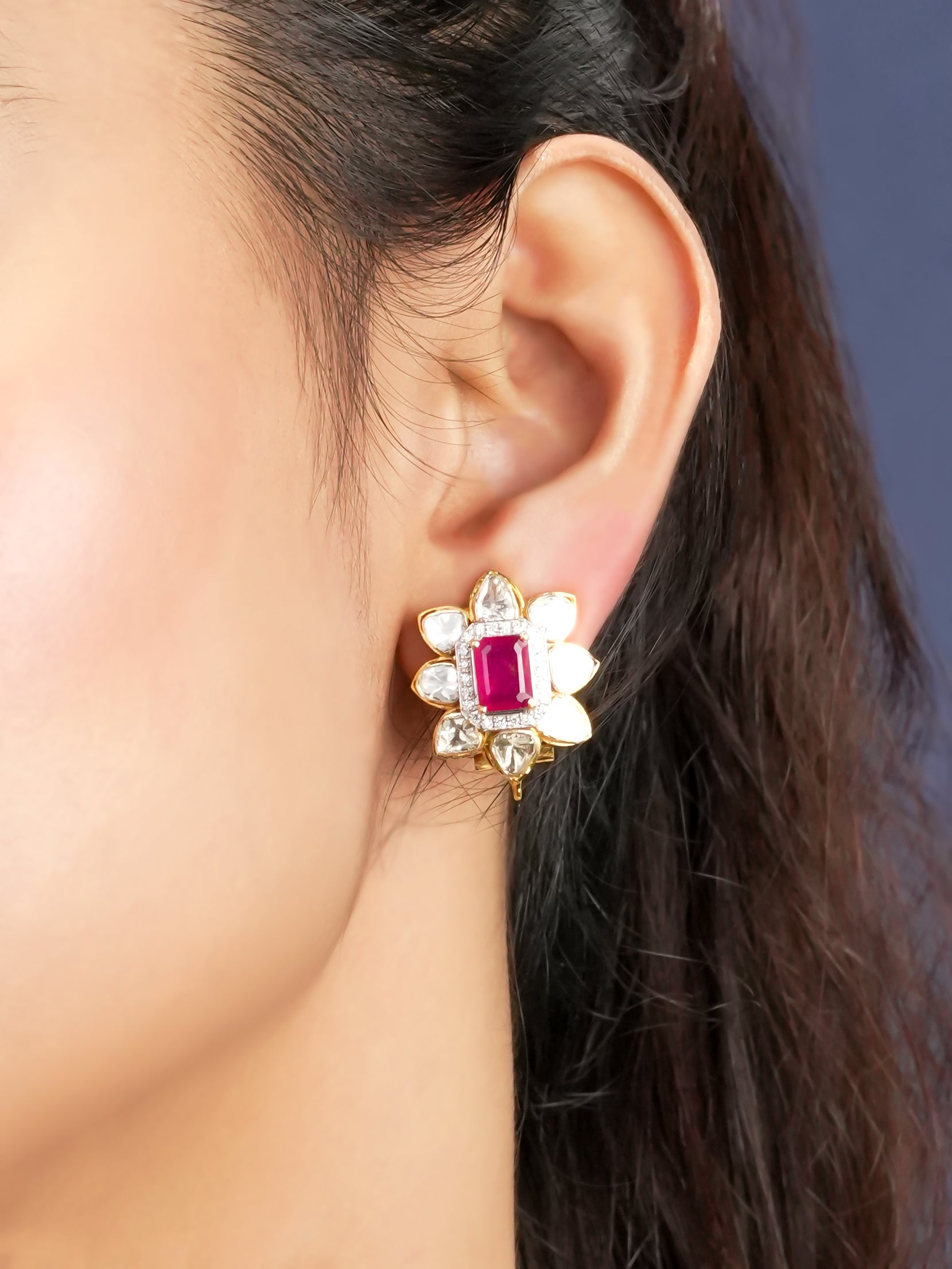 Prerna Polki And Diamond Tops