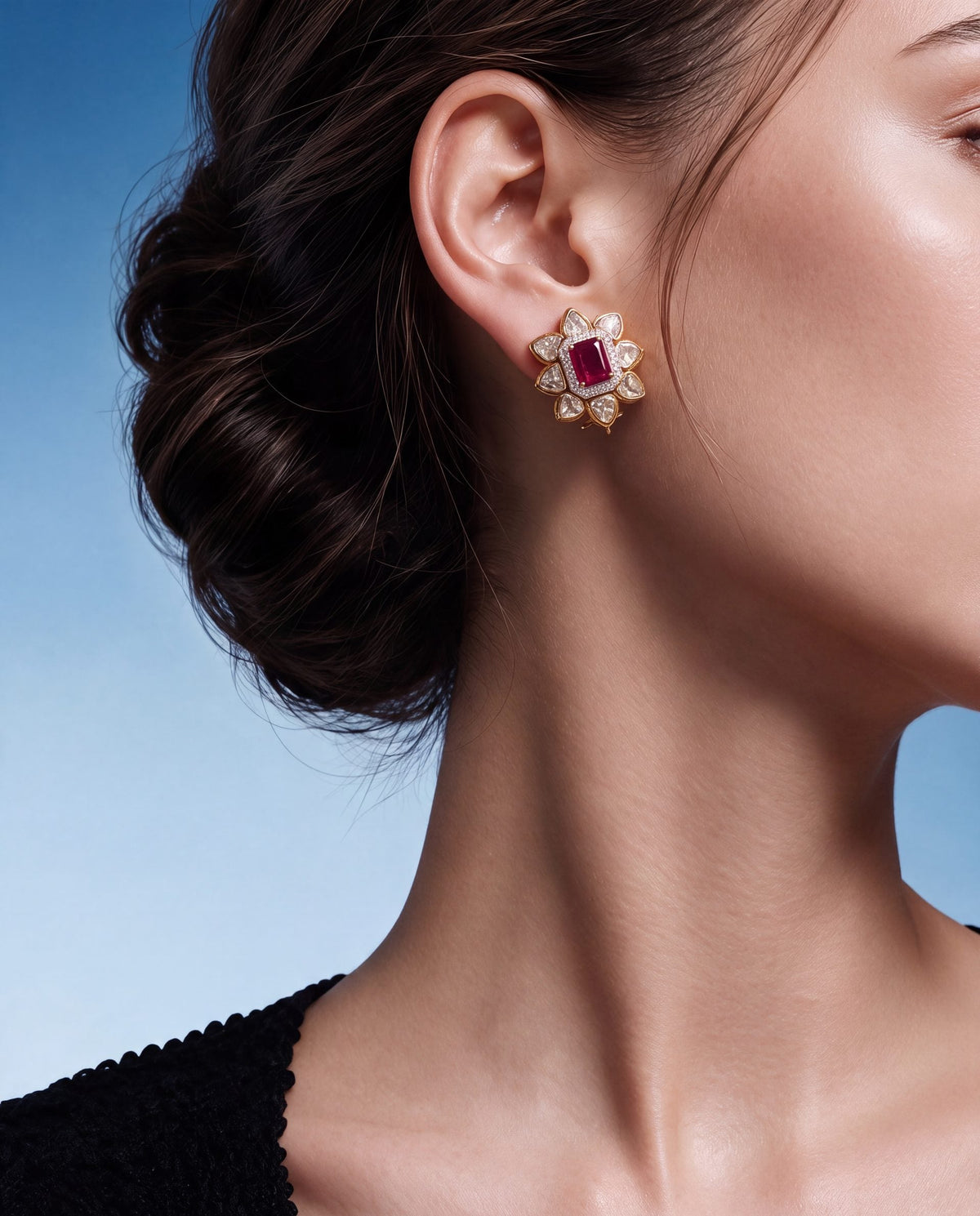 Mohita Polki And Diamond Tops