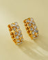 Fivora Polki And Diamond Hoops