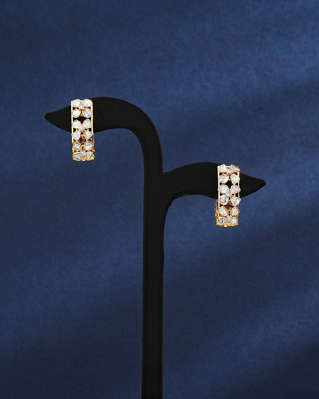 Corisa Polki And Diamond Hoops