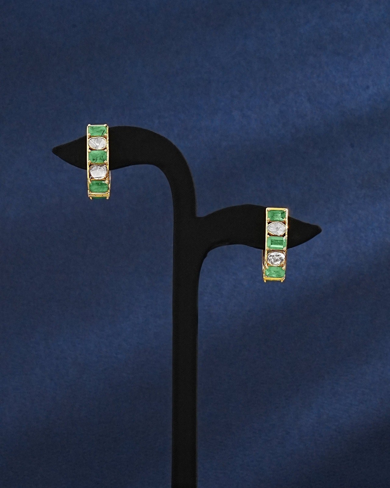 Dhruvisha Polki Hoops