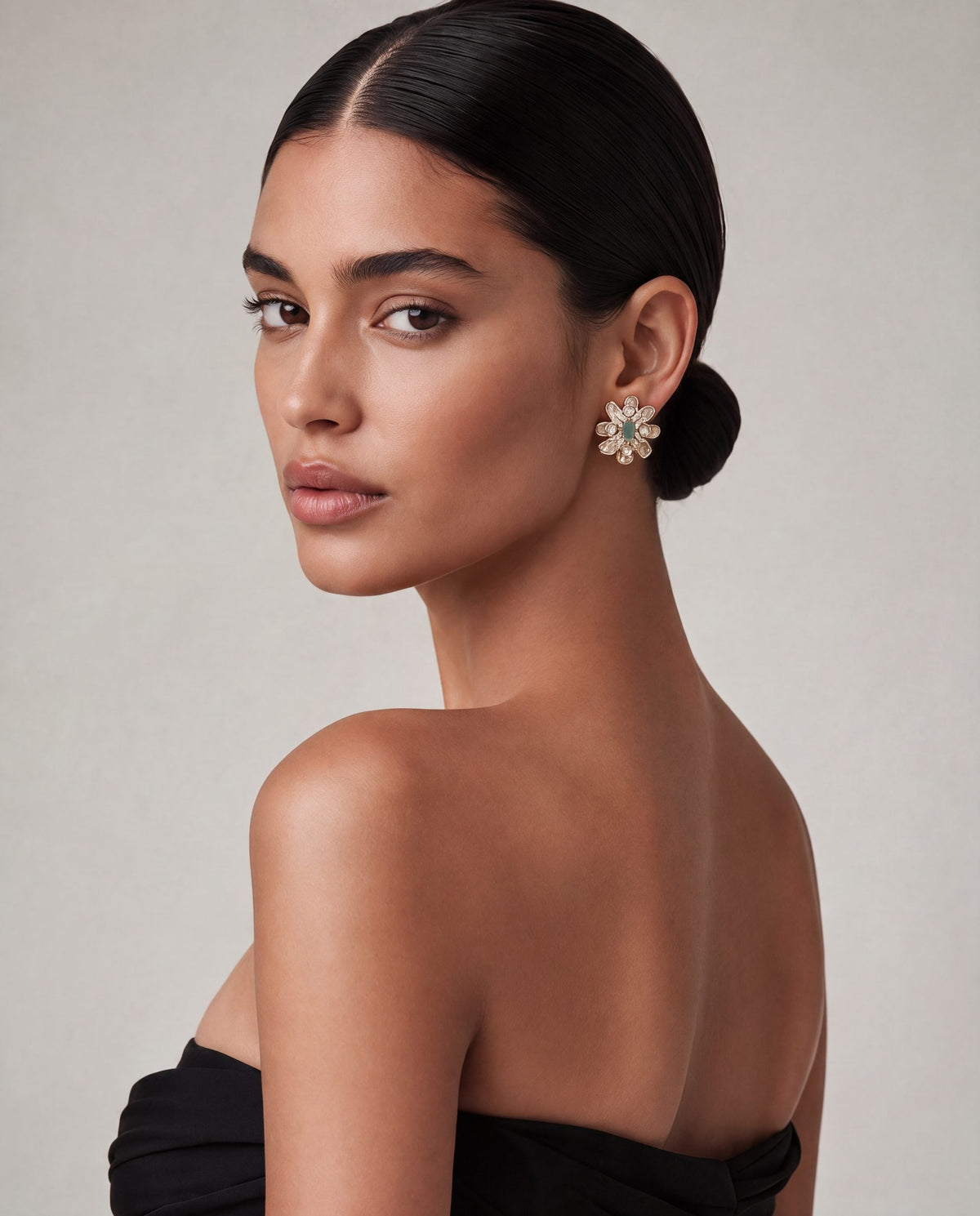 Kaavya Polki And Diamond Tops