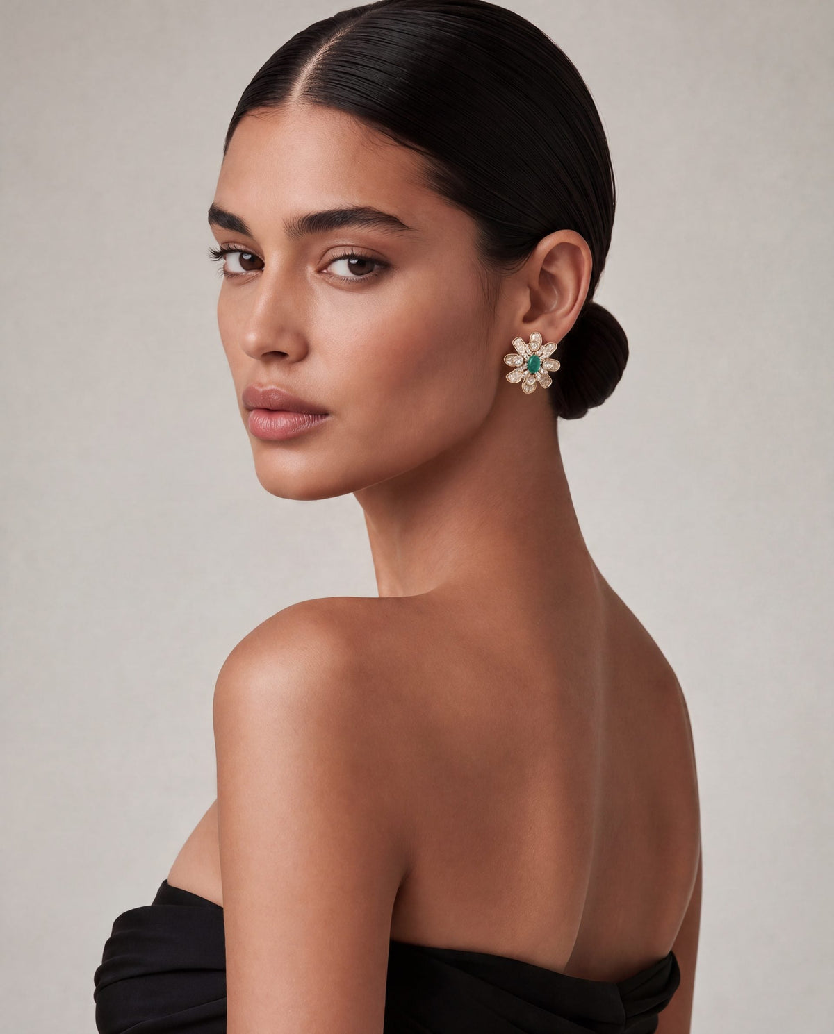 Kaavya Polki And Diamond Tops