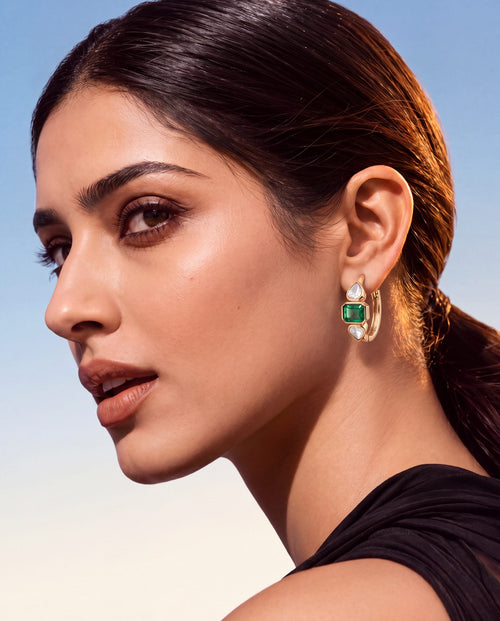 Nandita Polki Hoops
