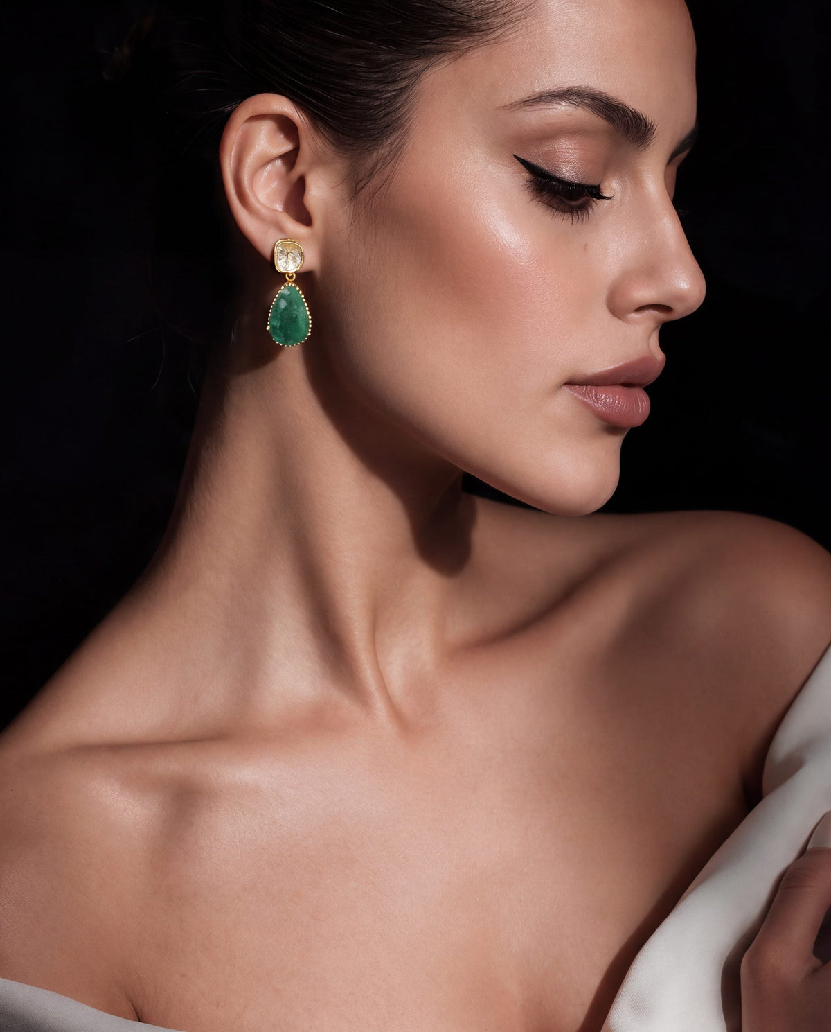 Shyla Polki Long Earrings