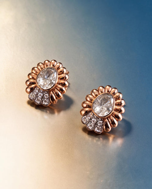 Kruti Polki And Diamond Tops
