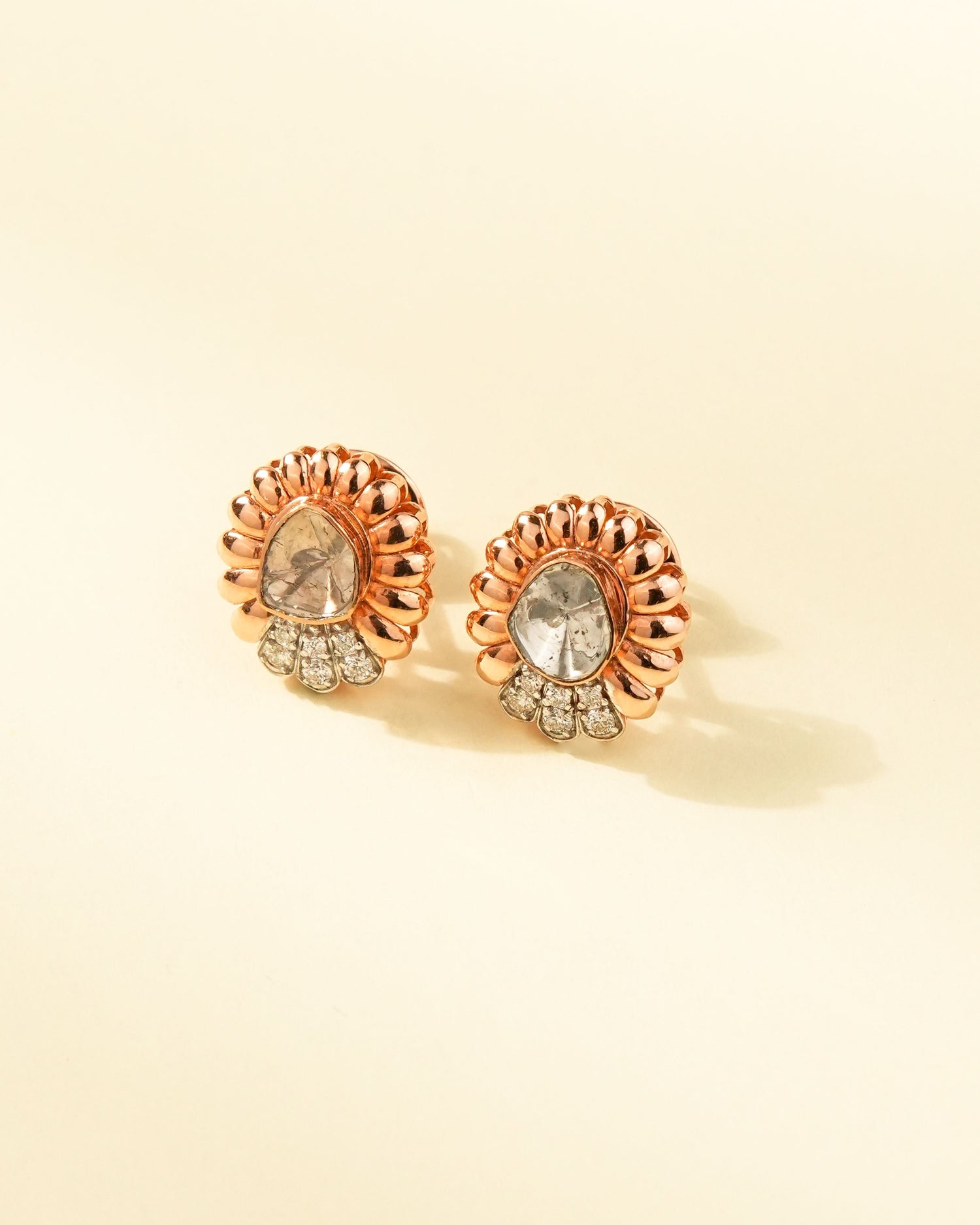 Kruti Polki And Diamond Tops