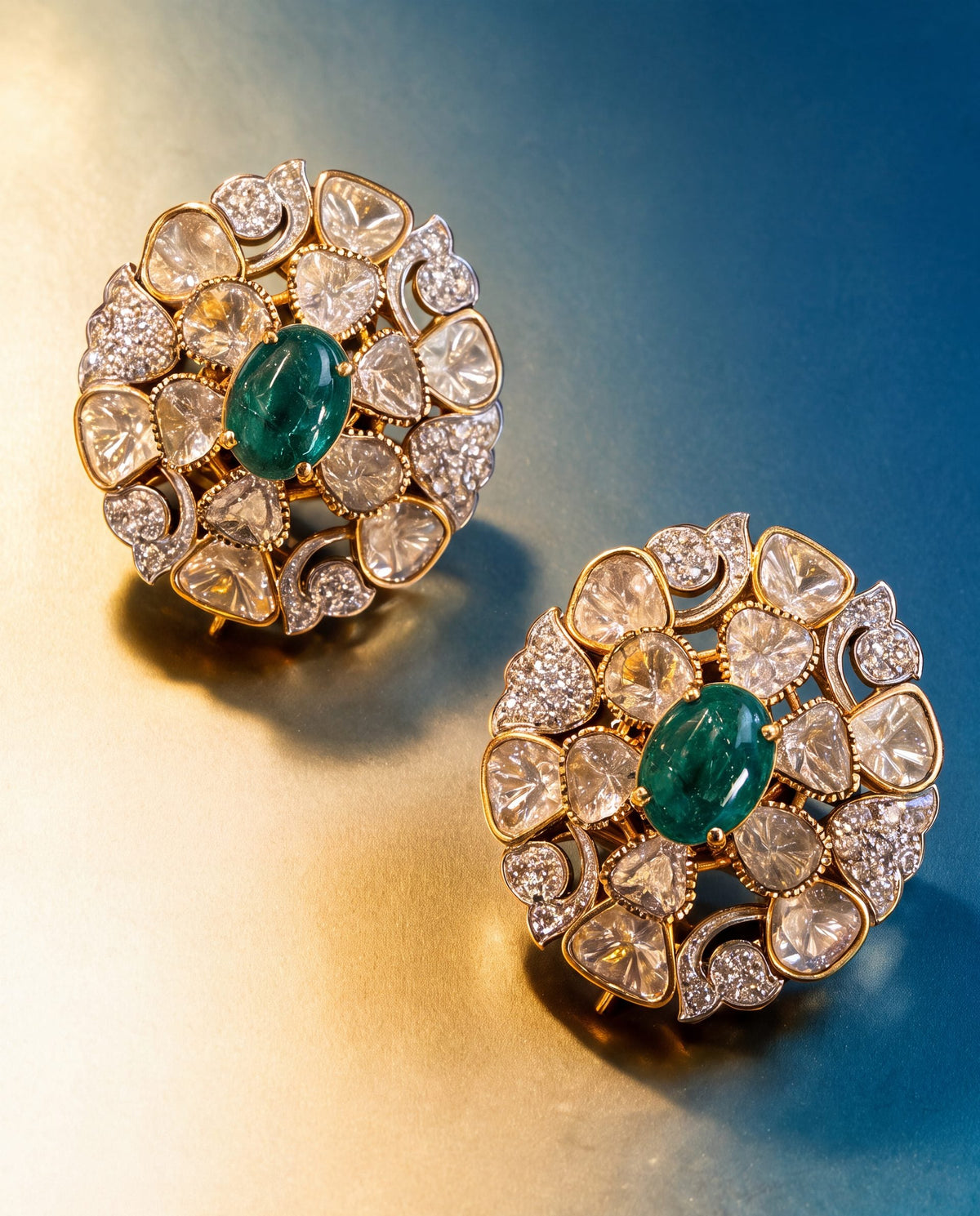 Druti Polki And Diamond Tops