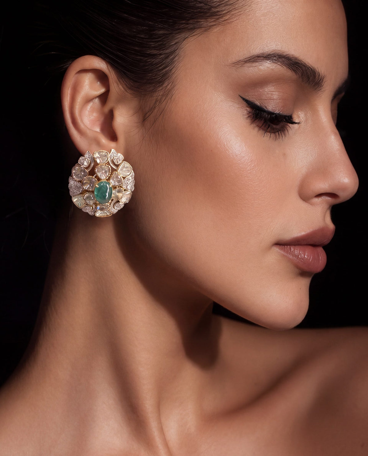 Druti Polki And Diamond Tops