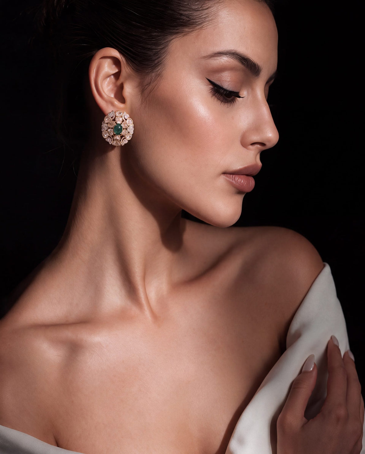 Druti Polki And Diamond Tops