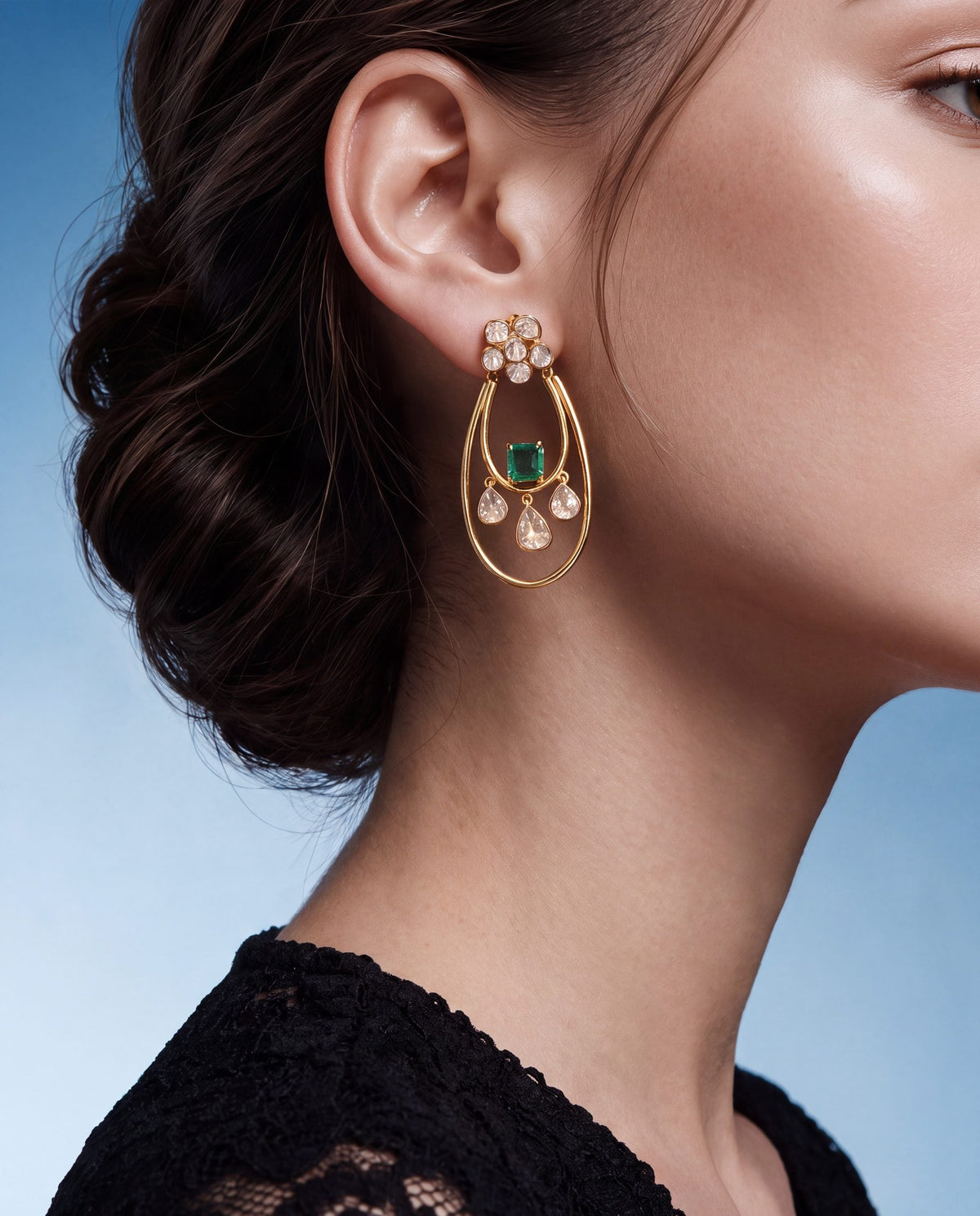 Yuvia Polki Hoops