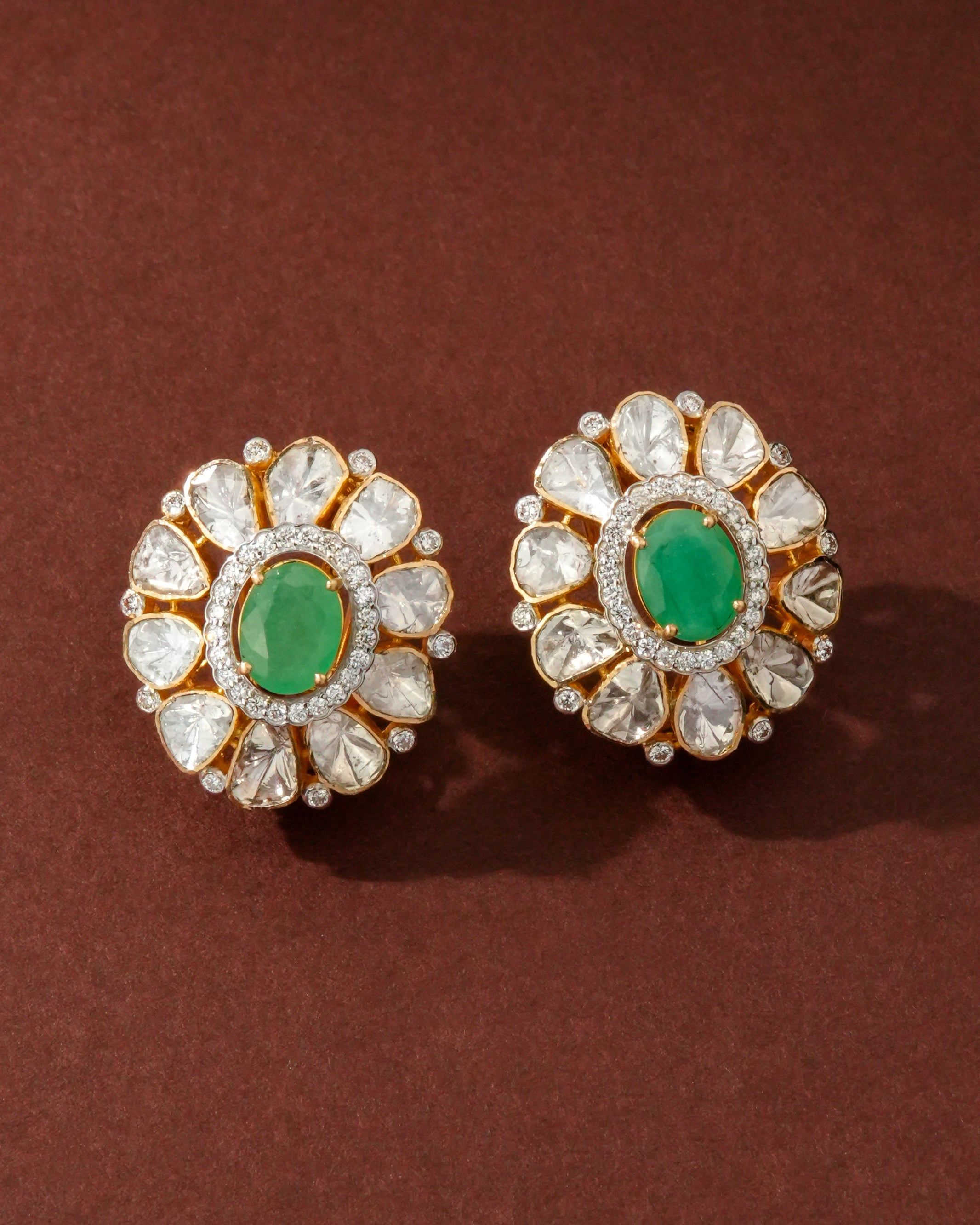 Maheshi Polki And Diamond Tops