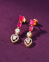 Udita Polki And Diamond Long Earrings