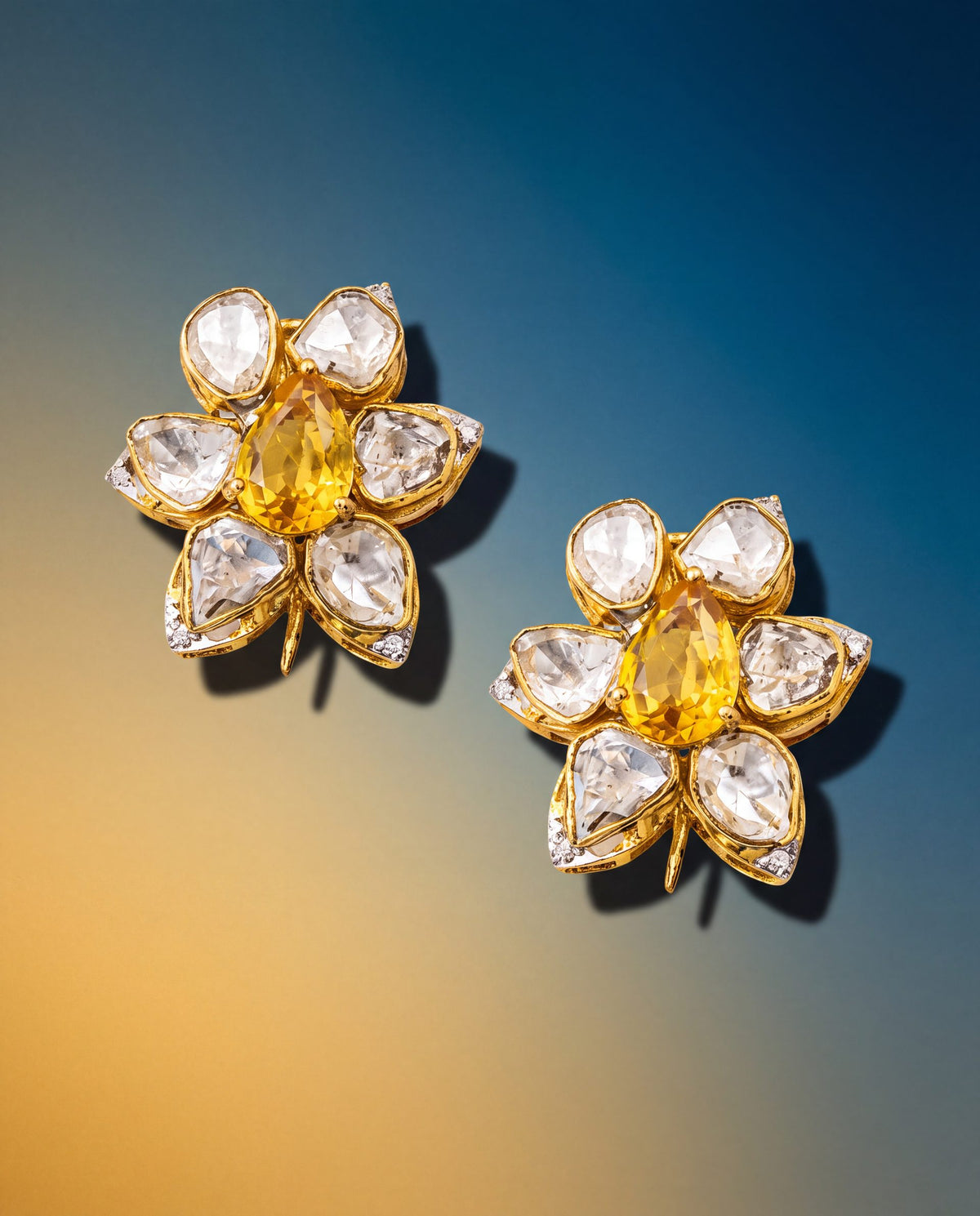 Rachi Polki And Diamond Tops