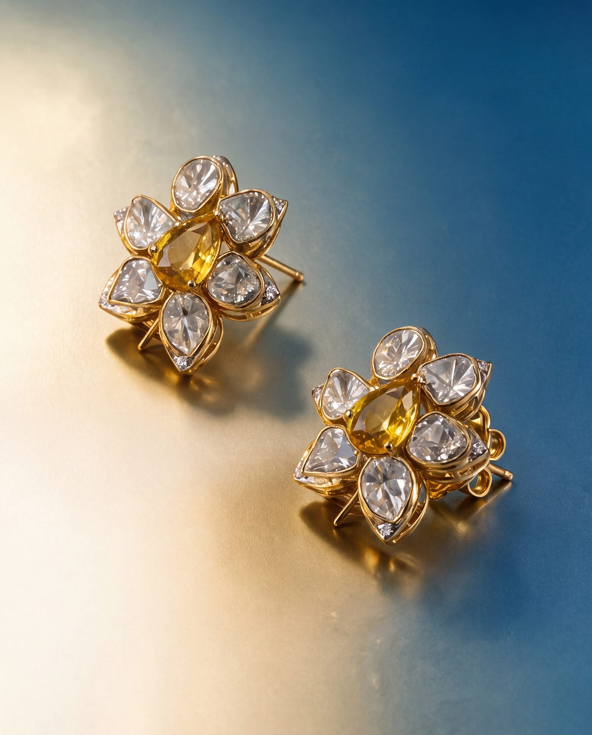 Rachi Polki And Diamond Tops