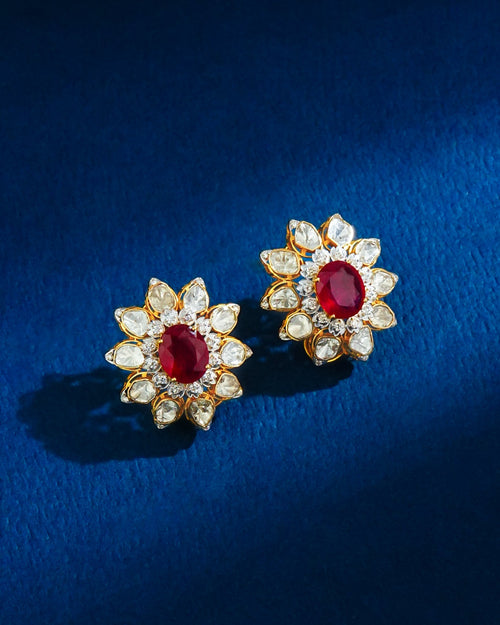 Poonam Polki And Diamond Tops