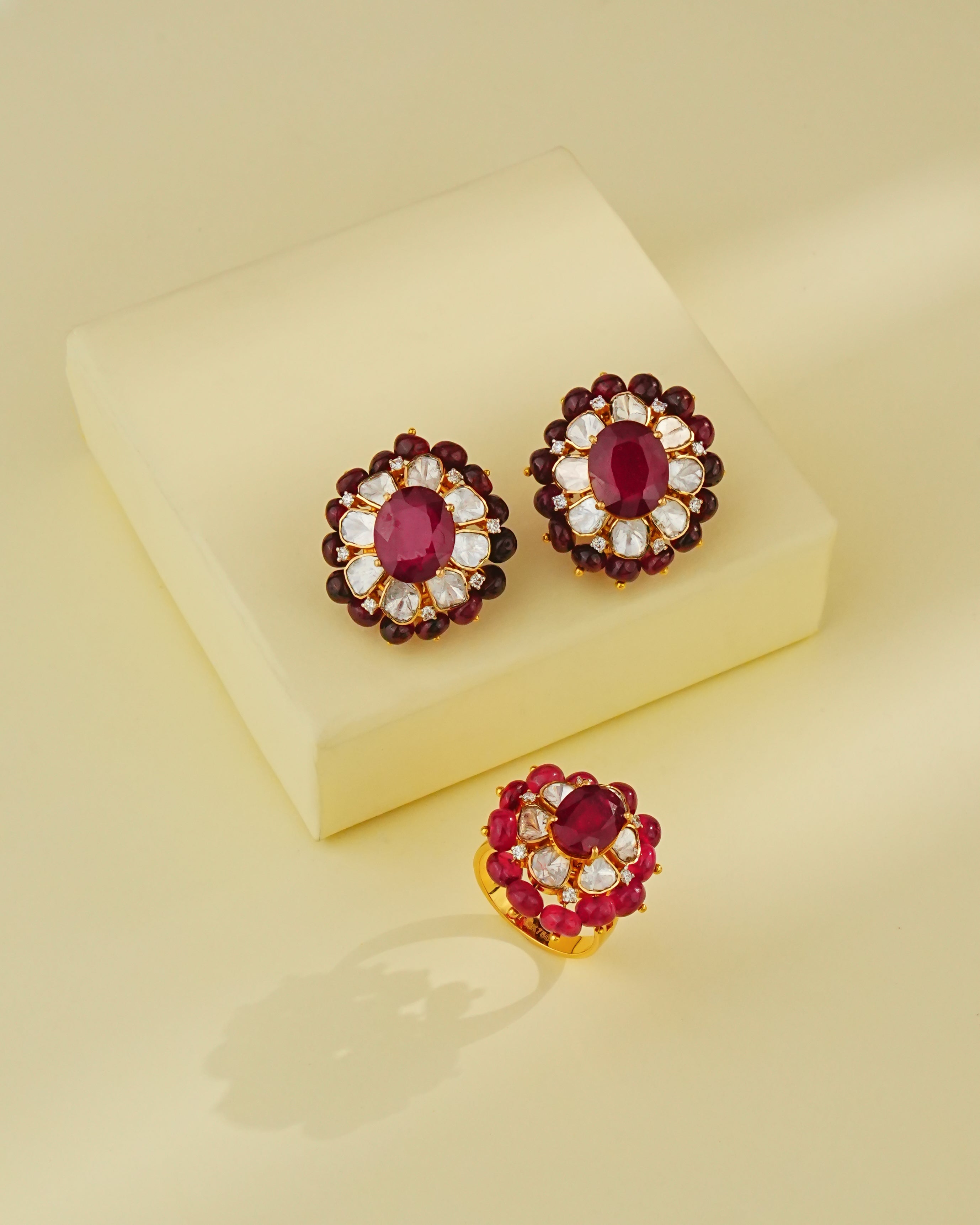 Devika Tops And Srusha Ring Set